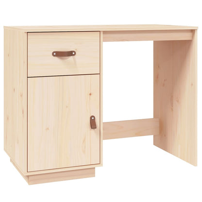 Desk 95X50X75 Cm Solid Wood Pine