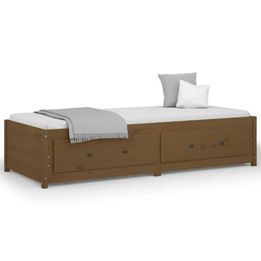 Day Bed Honey Brown 90X190 Cm Single Solid Wood Pine