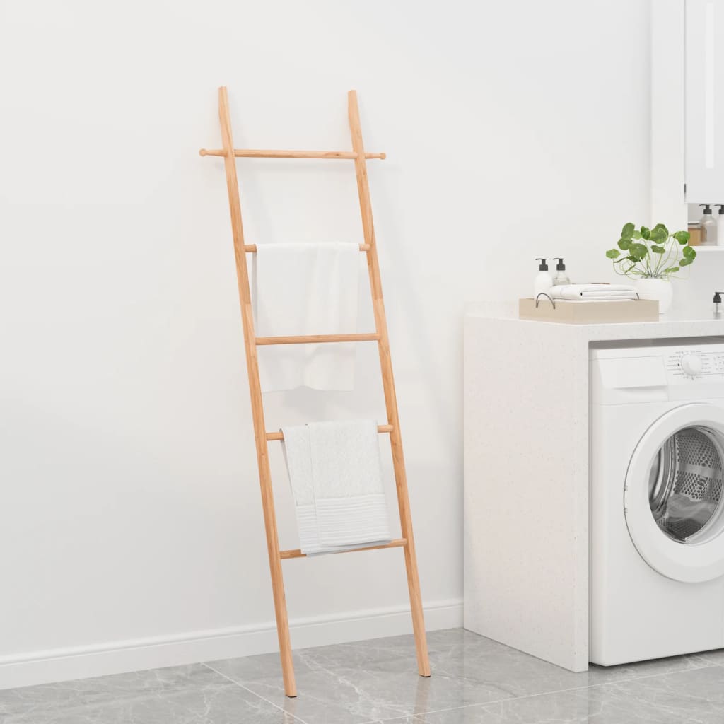 Towel Ladder 170 Cm Solid Wood Walnut