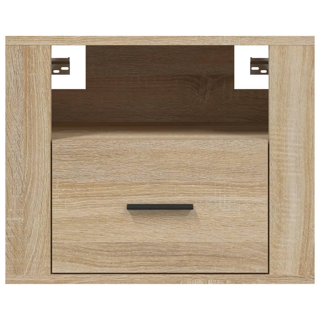 Wall-Mounted Bedside Cabinet Sonoma Oak 50X36X40 Cm