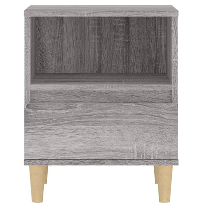 Bedside Cabinet Grey Sonoma 40X35X50 Cm