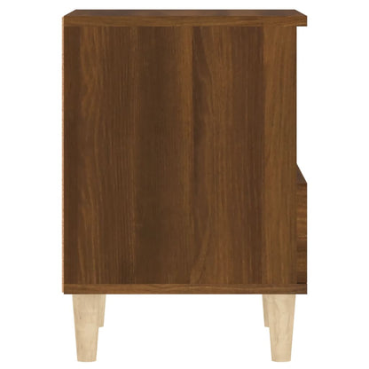 Bedside Cabinet Brown Oak 40X35X50 Cm