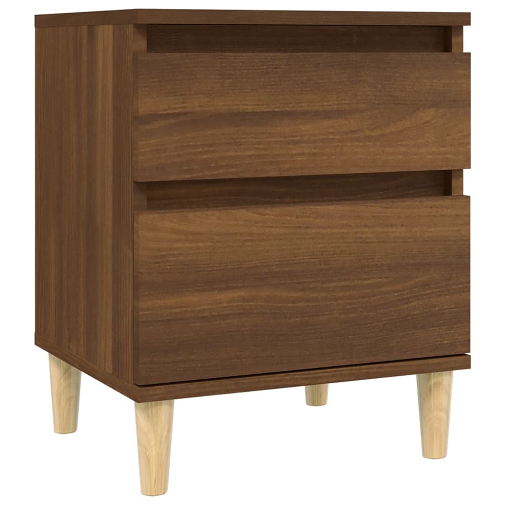 Bedside Cabinet Brown Oak 40X35X50 Cm