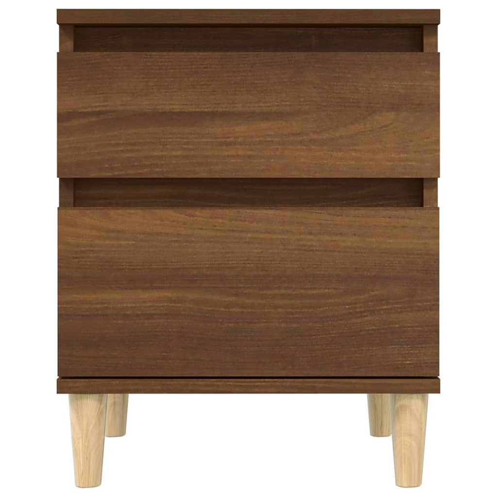 Bedside Cabinet Brown Oak 40X35X50 Cm