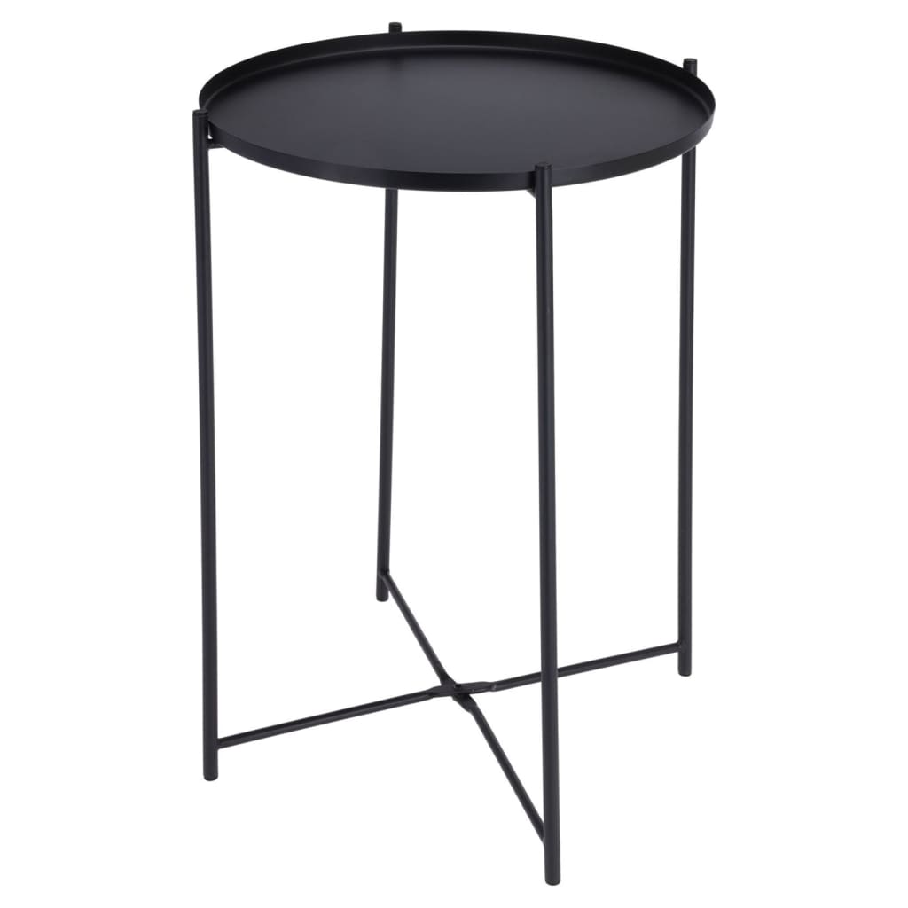 Progarden Side Table Round 35X47 Cm Black