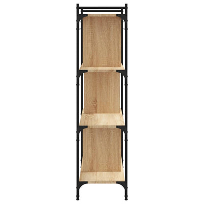 Bookcase 4-Tier Sonoma Oak 76X32X123 Cm Engineered Wood