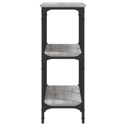 Console Table Grey Sonoma 100X29X75 Cm Engineered Wood