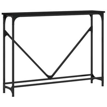 Console Table Black 102X22.5X75 Cm Engineered Wood