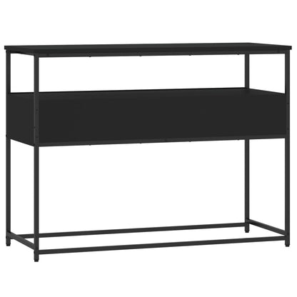 Console Table Black 100X40X75 Cm Engineered Wood