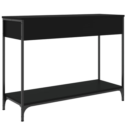 Console Table Black 100X34.5X75 Cm Engineered Wood