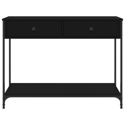 Console Table Black 100X34.5X75 Cm Engineered Wood