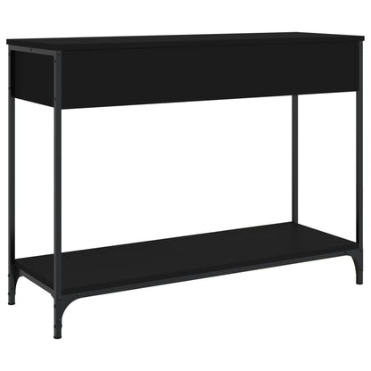 Console Table Black 100X34.5X75 Cm Engineered Wood