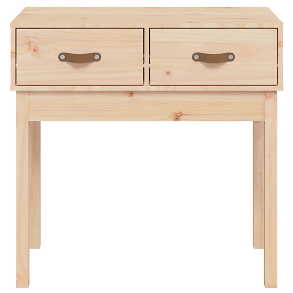 Console Table 76.5X40X75 Cm Solid Wood Pine