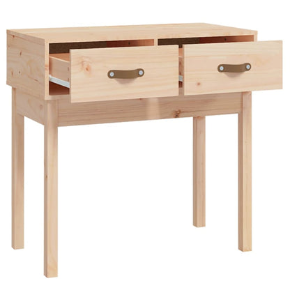 Console Table 76.5X40X75 Cm Solid Wood Pine