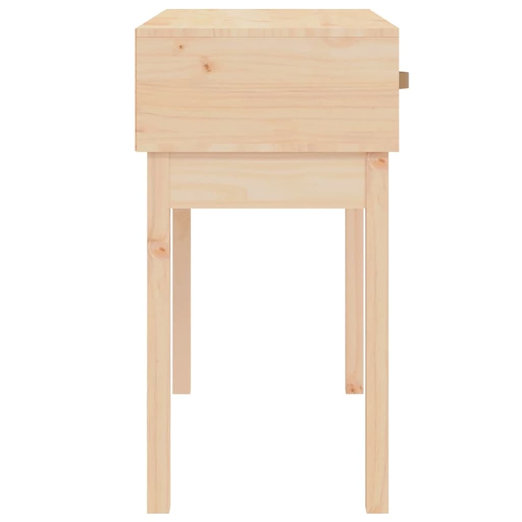 Console Table 76.5X40X75 Cm Solid Wood Pine