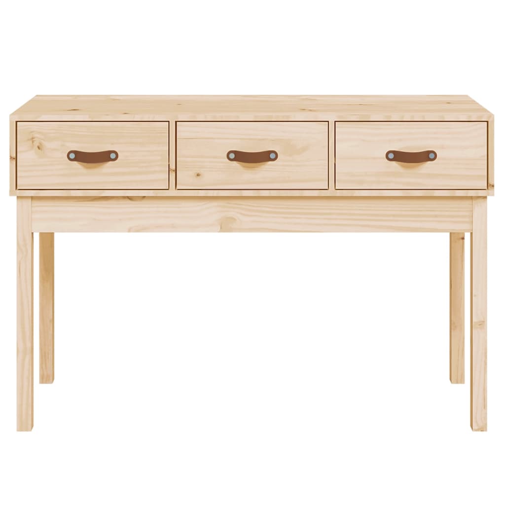 Console Table 114X40X75 Cm Solid Wood Pine