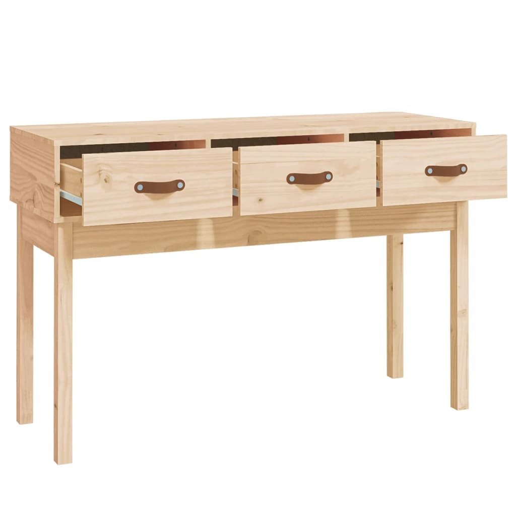 Console Table 114X40X75 Cm Solid Wood Pine