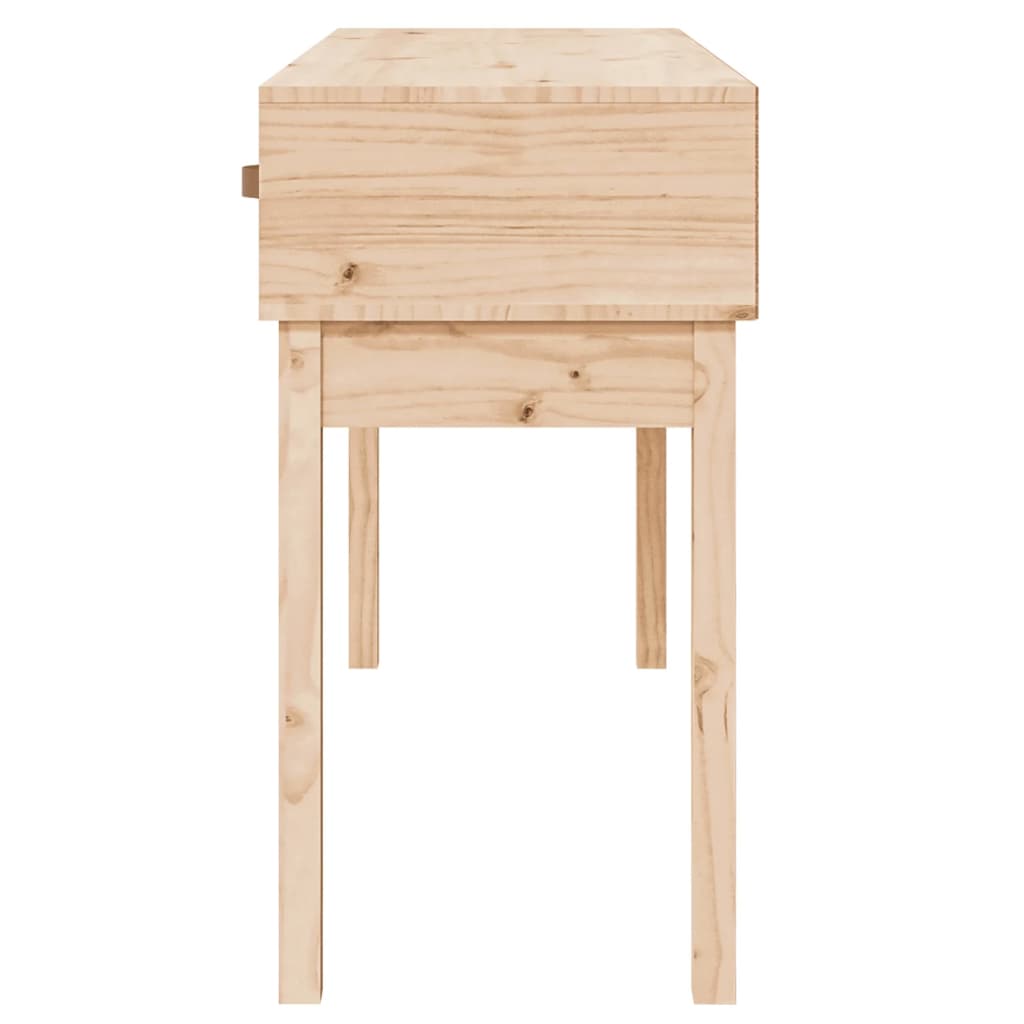 Console Table 114X40X75 Cm Solid Wood Pine