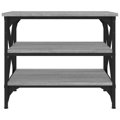 Side Table Grey Sonoma 55X38X45 Cm Engineered Wood