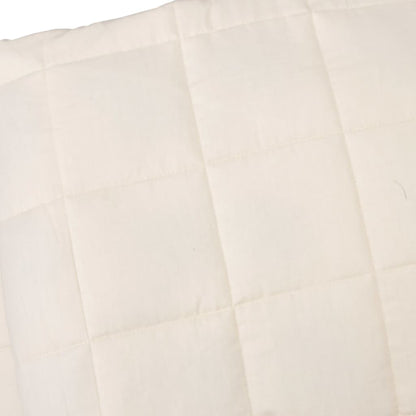 Weighted Blanket Light Cream 120X180 Cm 9 Kg Fabric