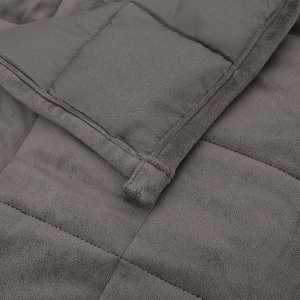 Weighted Blanket Grey 120X180 Cm 5 Kg Fabric