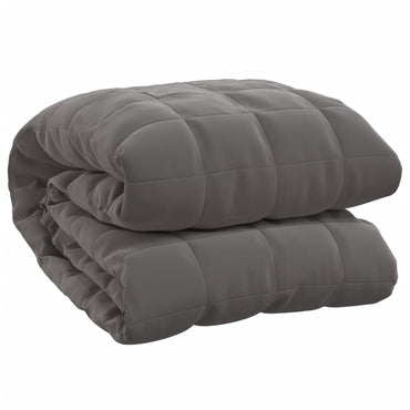 Weighted Blanket Grey 155X220 Cm 11 Kg Fabric