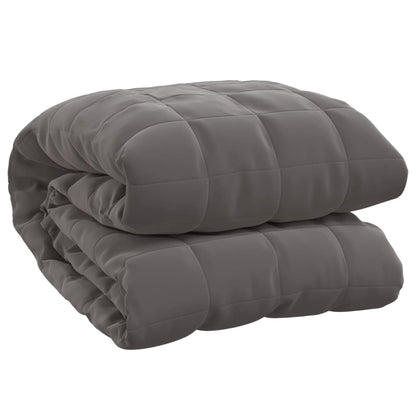 Weighted Blanket Grey 220X235 Cm King 11 Kg Fabric