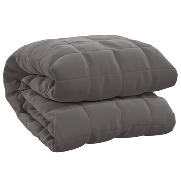 Weighted Blanket Grey 220X235 Cm King 15 Kg Fabric