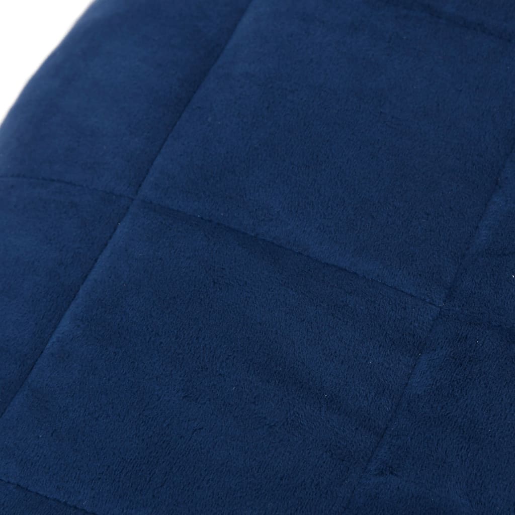 Weighted Blanket Blue 138X200 Cm Single 6 Kg Fabric