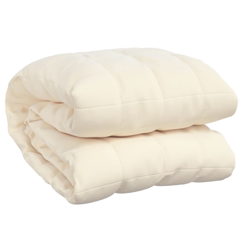 Weighted Blanket Light Cream 200X225 Cm 9 Kg Fabric