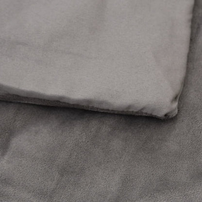 Weighted Blanket With Cover Grey 200X200 Cm 9 Kg Fabric