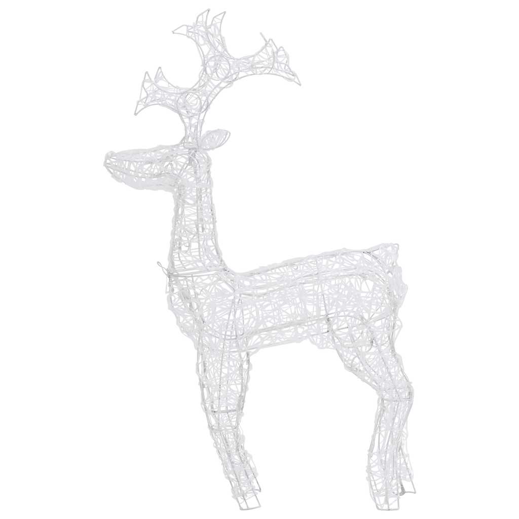 Reindeer Christmas Decorations 2 Pcs 60X16X100 Cm Acrylic