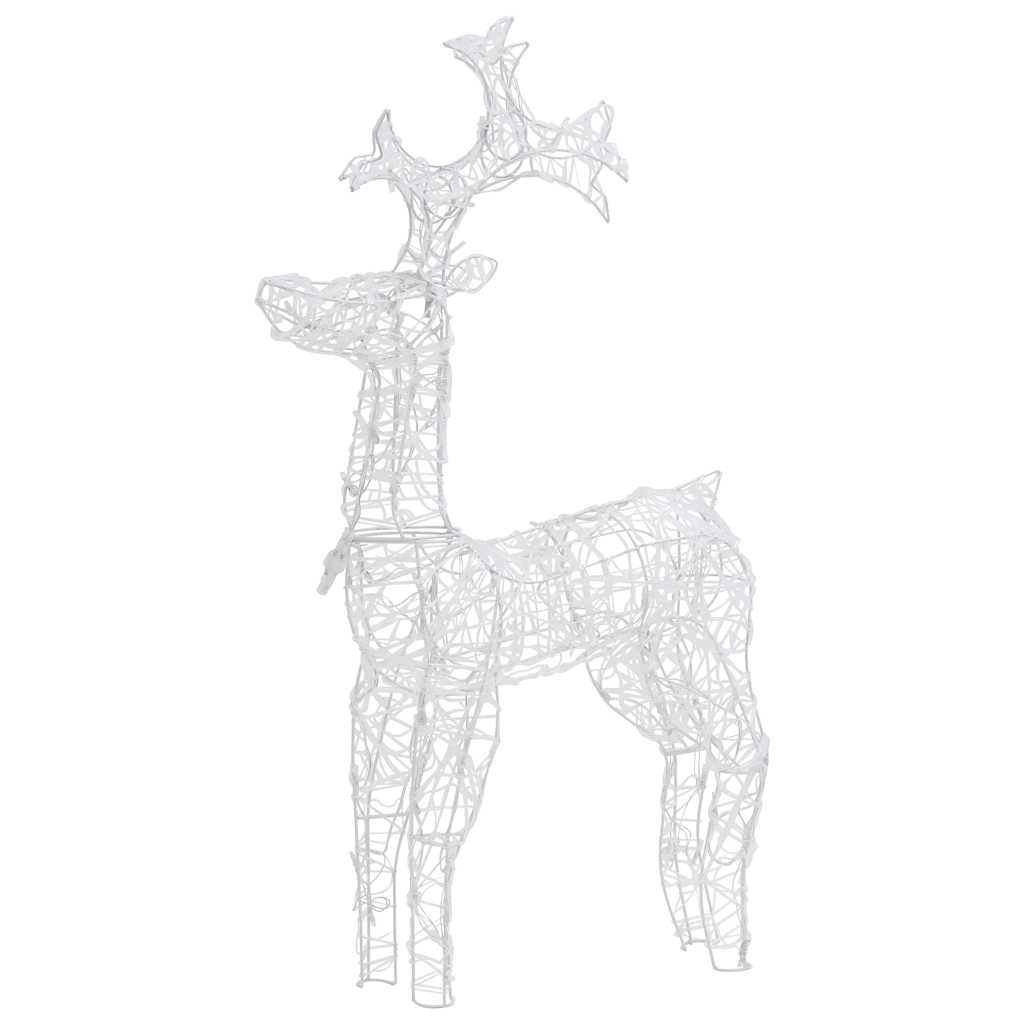 Reindeer Christmas Decorations 2 Pcs 60X16X100 Cm Acrylic