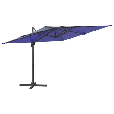 Cantilever Garden Parasol With Aluminium Pole Azure Blue 400X300 Cm