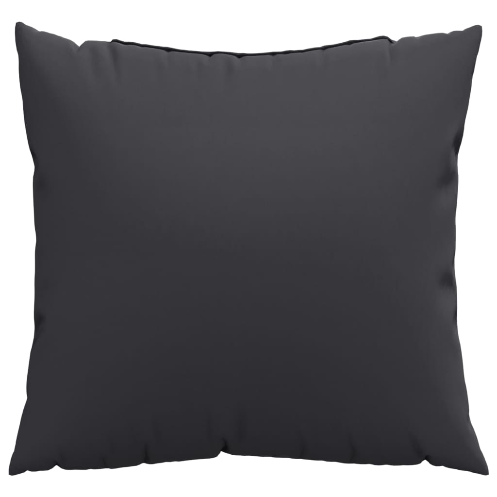 Sofa Cushions 4 Pcs Black 40X40 Cm Fabric