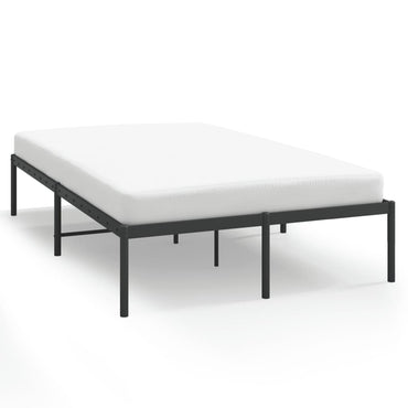 Metal Bed Frame Black 120X200 Cm