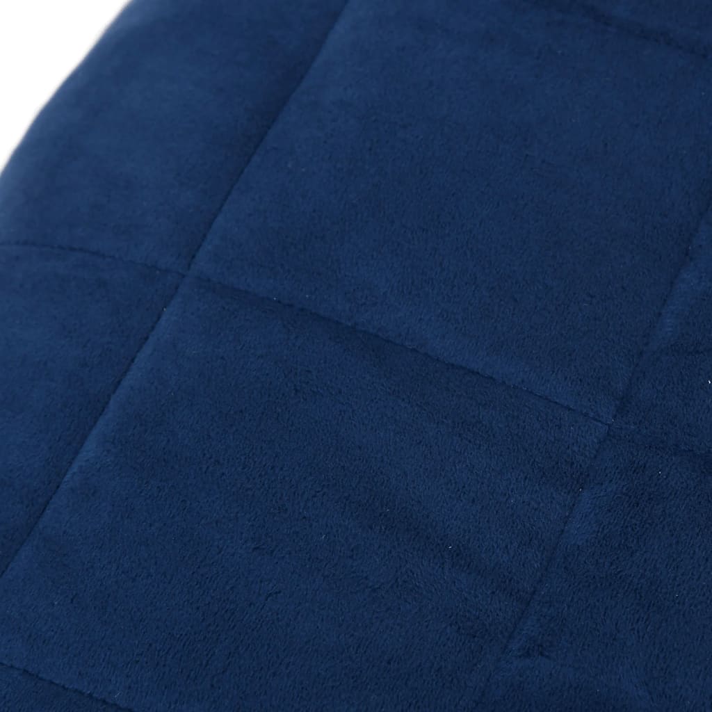 Weighted Blanket Blue 220X240 Cm King 15 Kg Fabric