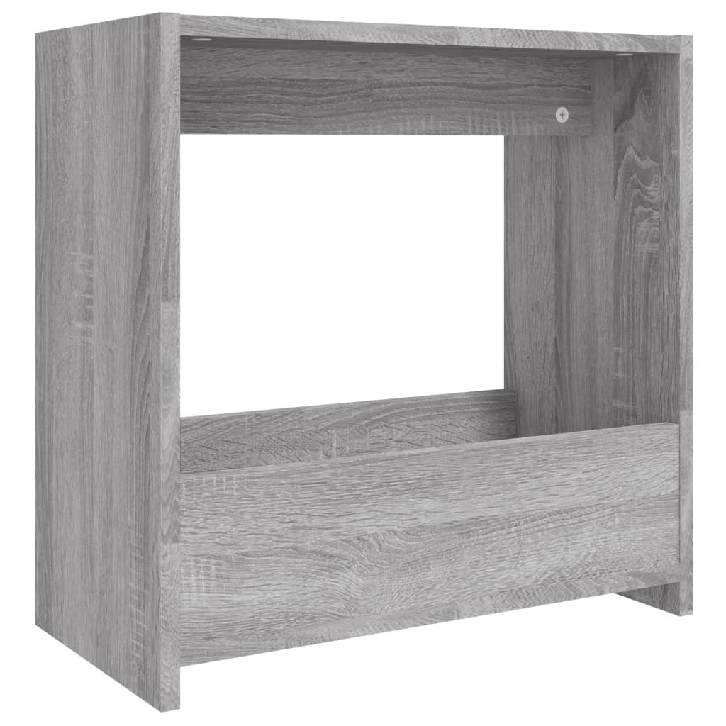 Side Table Grey Sonoma 50X26X50 Cm Engineered Wood