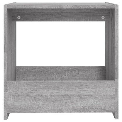 Side Table Grey Sonoma 50X26X50 Cm Engineered Wood