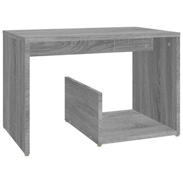 Side Table Grey Sonoma 59X36X38 Cm Engineered Wood