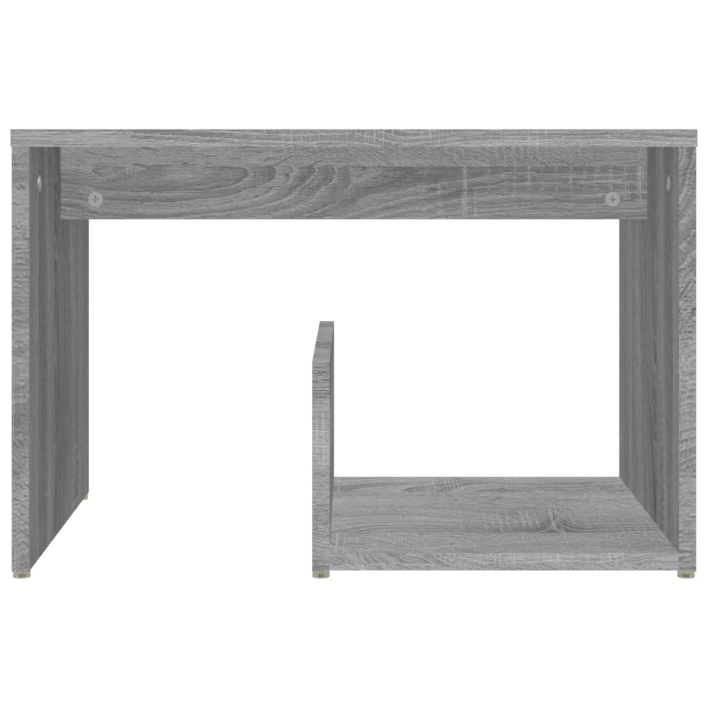 Side Table Grey Sonoma 59X36X38 Cm Engineered Wood