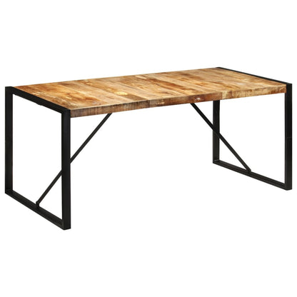 Dining Table 175X90X76 Cm Solid Rough Wood Mango