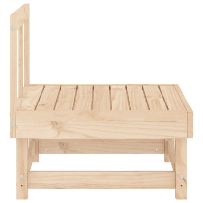 Garden Middle Sofa Solid Wood Pine