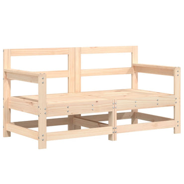 Garden Corner Sofas 2 Pcs Solid Wood Pine