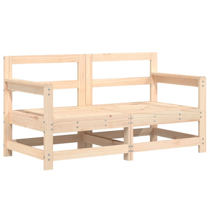 Garden Corner Sofas 2 Pcs Solid Wood Pine