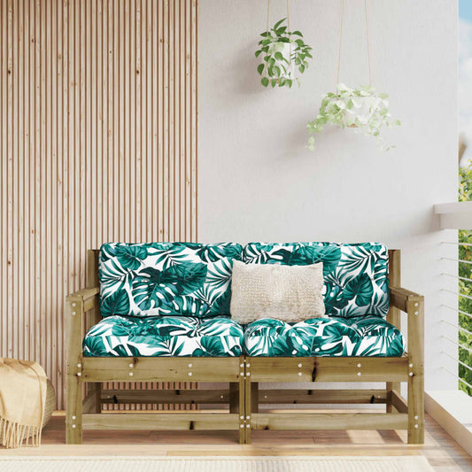 Garden Corner Sofas 2 Pcs Impregnated Wood Pine