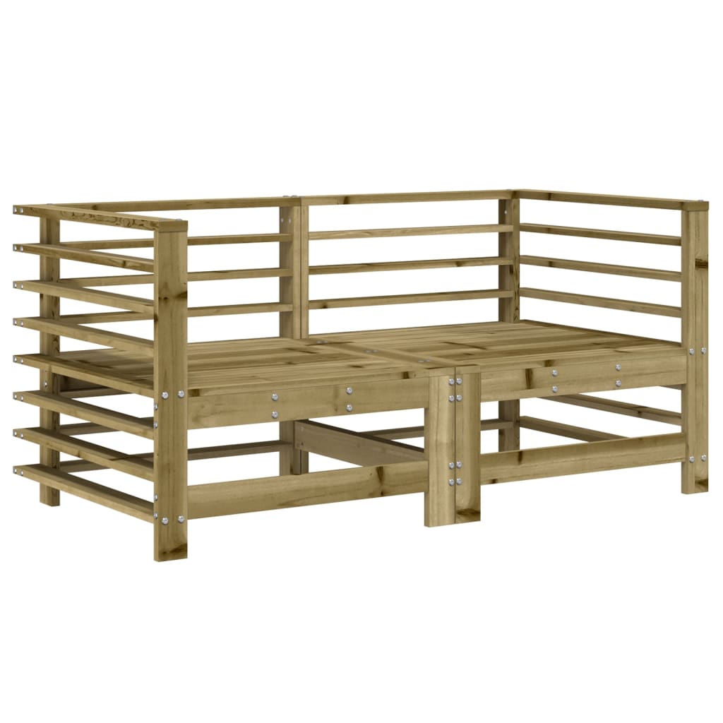 Garden Corner Sofas 2 Pcs Impregnated Wood Pine