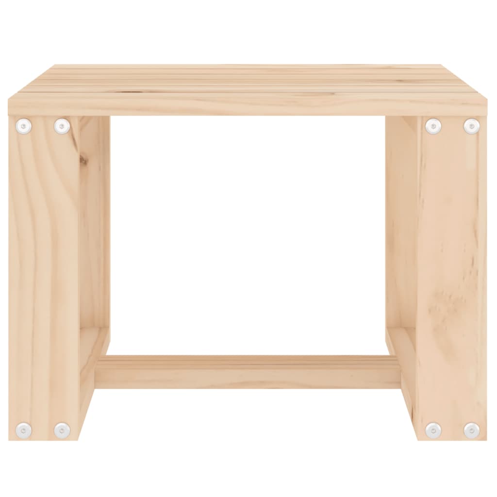 Garden Side Table 40X38X28.5 Cm Solid Wood Pine