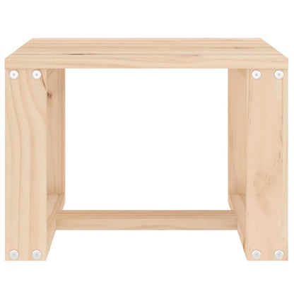 Garden Side Table 40X38X28.5 Cm Solid Wood Pine