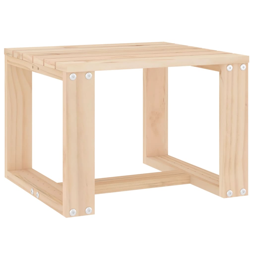 Garden Side Table 40X38X28.5 Cm Solid Wood Pine